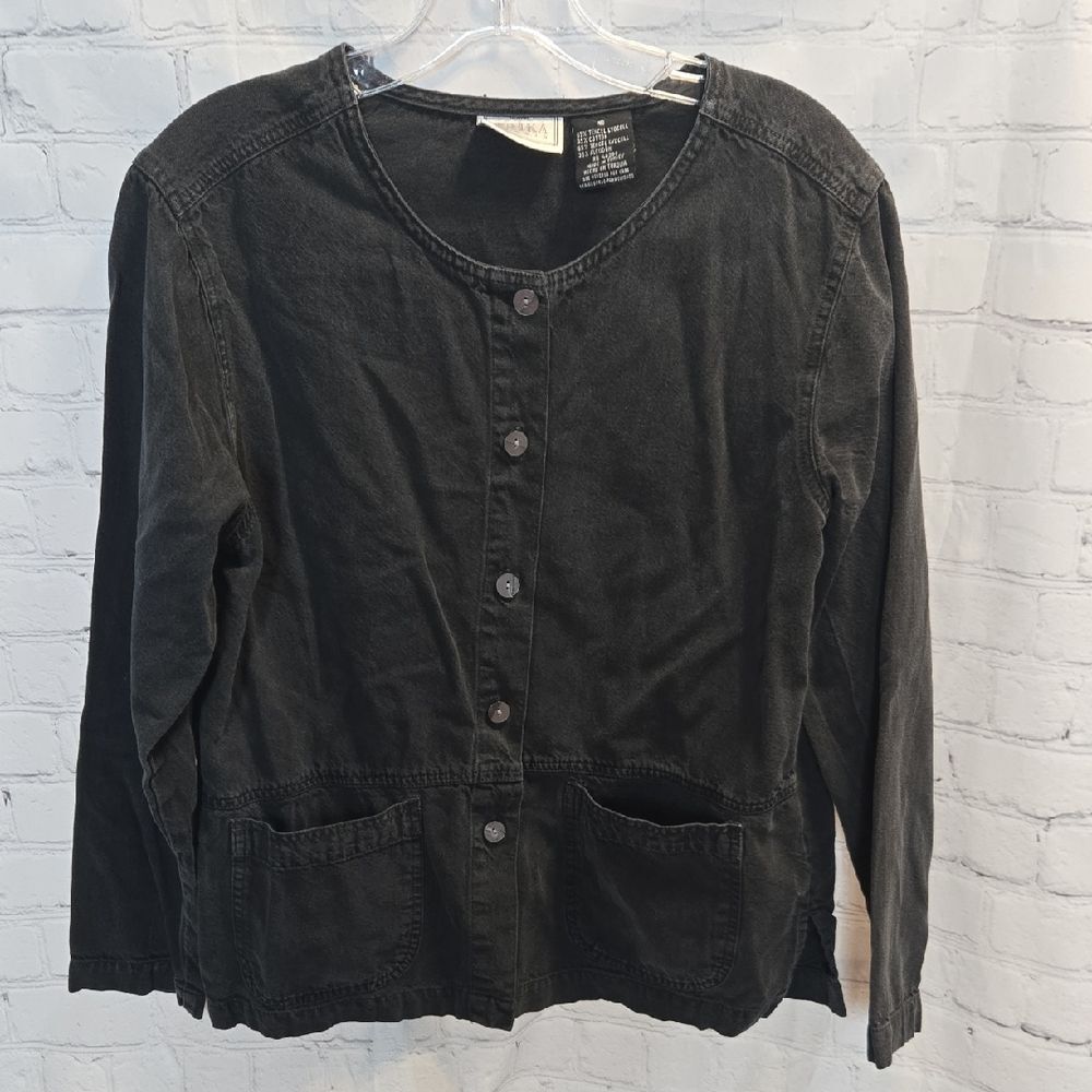 Vintage Erika Studio Shirt Jacket Size S